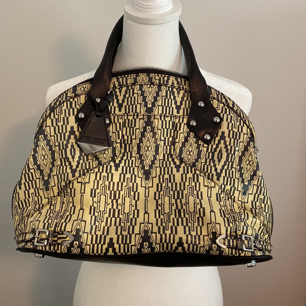 Rebecca Minkoff Collection - Yellow and Black Satchel